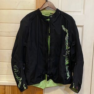 Joe Rocket Black Jacket with Lime Green Accents